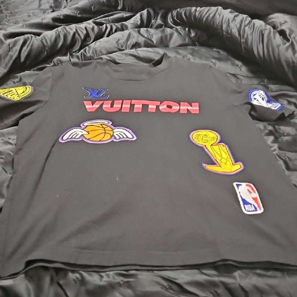 Louis Vuitton Black Graphic Tee